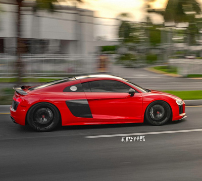 Фото дисков Strasse Wheels SV1 Deep Concave Monoblock на Audi R8 (4S)
