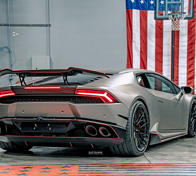 Фото дисков Strasse Wheels SV10M Deep Concave FS на Lamborghini Huracan