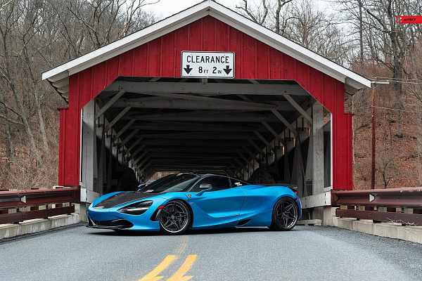 Фото дисков Anrky S3-X3 Черный сатин на McLaren 720S