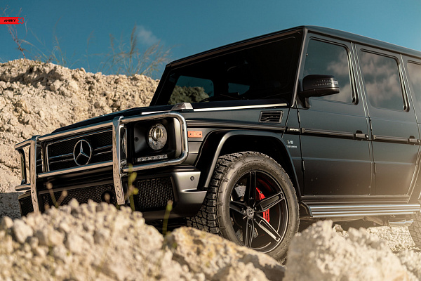 Фото дисков Anrky AN15 Черный сатин на Mercedes-Benz G-Class II
