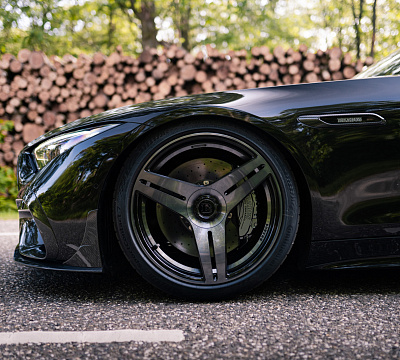 Фото дисков BRABUS Monoblock II Evo (Platinum Edition) на Mercedes-Benz SL (R232)