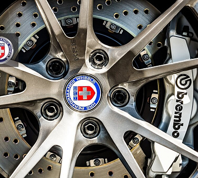Фото дисков HRE S104 на BMW 4/M4 (F32/F82)