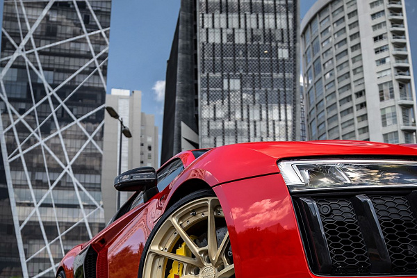Фото дисков Anrky AN23 Сатиновая шампань на Audi R8 (4S)