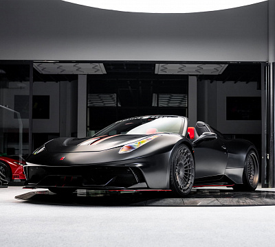Фото дисков Brixton Forged TR10 AERO1 на Ferrari 458