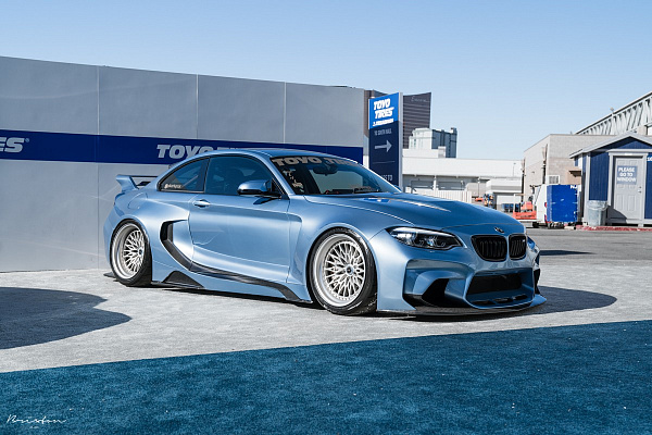 Фото дисков Brixton Forged HS1 Сатиновый лак на BMW 2/M2 (F22/F87)
