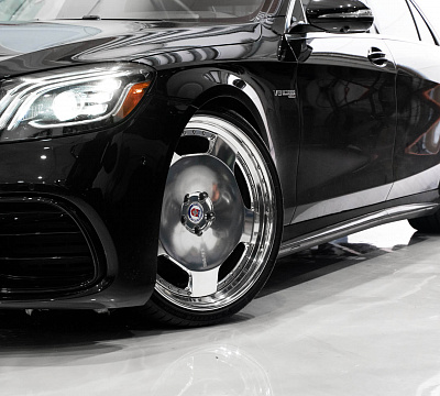 Фото дисков HRE 544C на Mercedes-Benz S-Class (W222, C217)