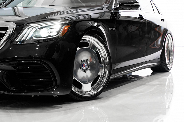 Фото дисков HRE 544C Полированный лак на Mercedes-Benz S-Class (W222, C217)