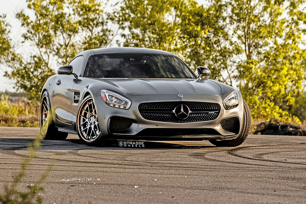Фото дисков Strasse Wheels SM7 Deep Concave FS Другой цвет на Mercedes-Benz AMG GT I