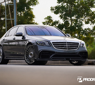 Фото дисков Vossen HF-8 на Mercedes-Benz S-Class (W222, C217)