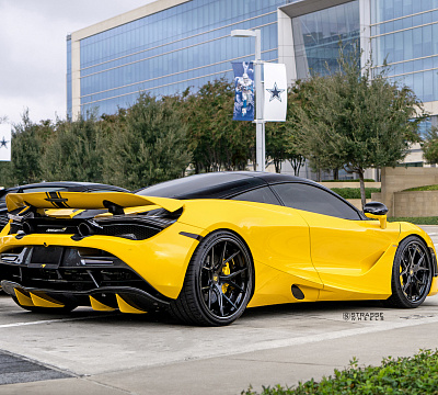 Фото дисков Strasse Wheels SM5R Deep Concave FS на McLaren 720S