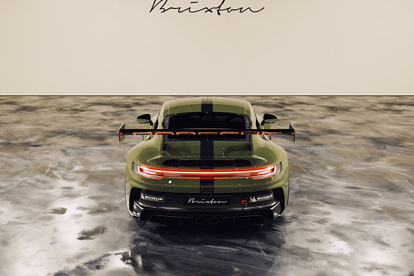 Фото дисков Brixton Forged PF7-RS Сатиновый темный лак на Porsche 911 VII