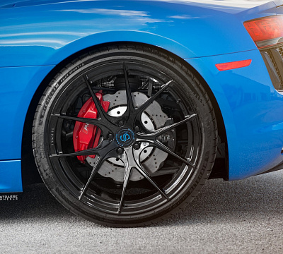 Фото дисков Strasse Wheels SM5R Deep Concave Monoblock на Audi R8 (4S)