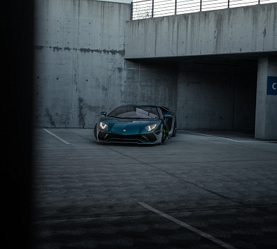 Фото дисков Brixton Forged TR05 на Lamborghini Aventador