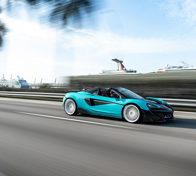 Фото дисков Vossen EVO-3R на McLaren 570S