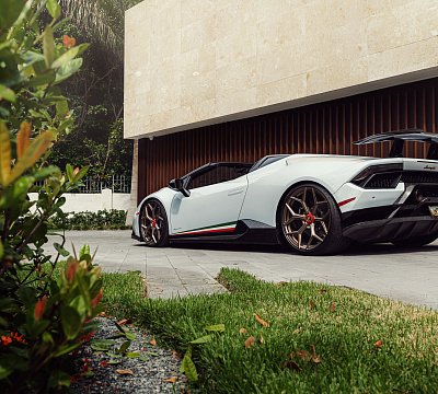 Фото дисков NOVITEC NL4 на Lamborghini Huracan