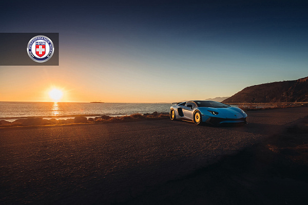 Фото дисков HRE 935 Черный сатин на Lamborghini Aventador