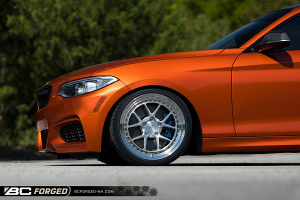 Фото дисков BC Forged LE52 // MLE52 Глянцевый лак на BMW 2/M2 (F22/F87)