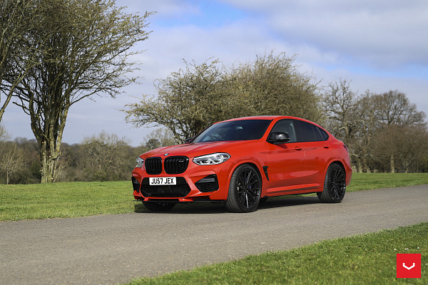 Фото дисков Vossen HF-4T Черный глянец на BMW X4/X4 M (G02/F98)