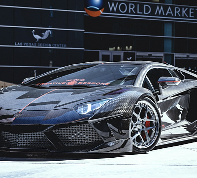 Фото дисков Savini SV84 на Lamborghini Aventador