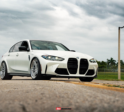Фото дисков HRE S107SC на BMW 3/M3 (G2x/G80)