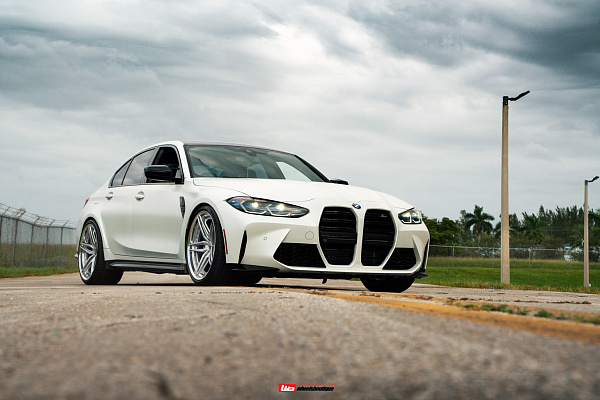Фото дисков HRE S107SC Сатиновый лак на BMW 3/M3 (G2x/G80)