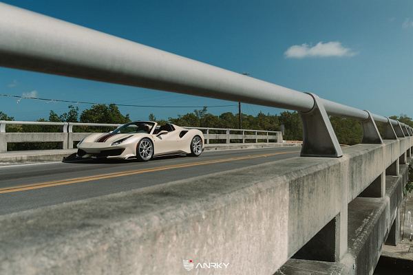 Фото дисков Anrky AN32 Глянцевый лак на Ferrari 488