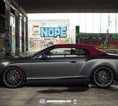 Фото дисков HRE P103 на Bentley Continental GT II