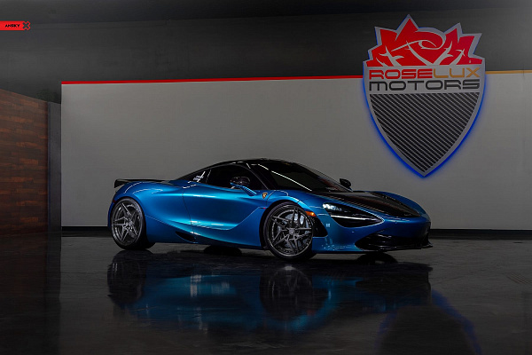 Фото дисков Anrky S3-X3 Черный сатин на McLaren 720S