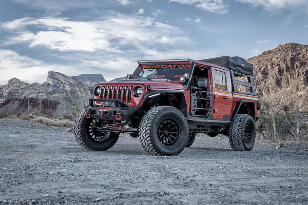Фото дисков Black Rhino RAID Черный сатин на Jeep Gladiator II (JT)