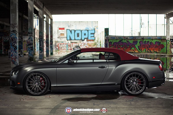 Фото дисков HRE P103 Глянцевый темный лак на Bentley Continental GT II