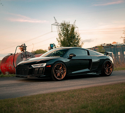 Фото дисков Brixton Forged PF9 на Audi R8 (4S)