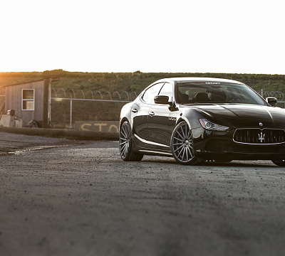 Фото дисков Vossen VFS-2 на Maserati Ghibli
