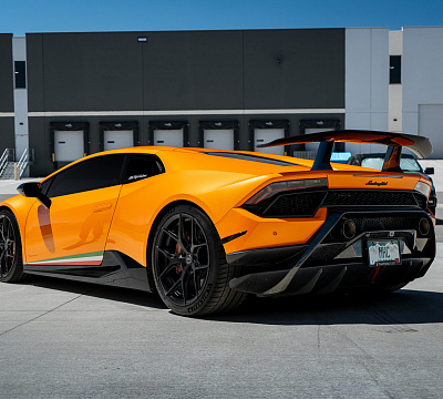 Фото дисков Vossen HF-5 на Lamborghini Huracan