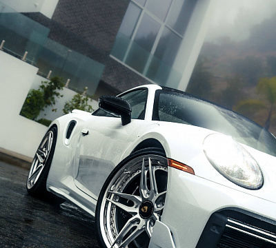 Фото дисков HRE S107SC на Porsche 911 VIII