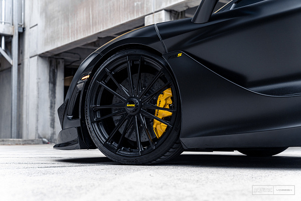 Фото дисков NOVITEC MC3 Черный сатин на McLaren 720S
