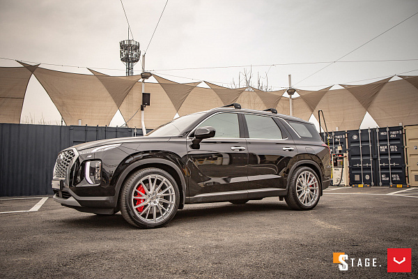 Фото дисков Vossen HF-4T Серебро на Hyundai Palisade I