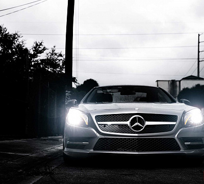 Фото дисков Vossen CVT на Mercedes-Benz SL (R230)
