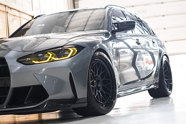 Фото дисков HRE 300 Черный сатин на BMW 3/M3 (G2x/G80)