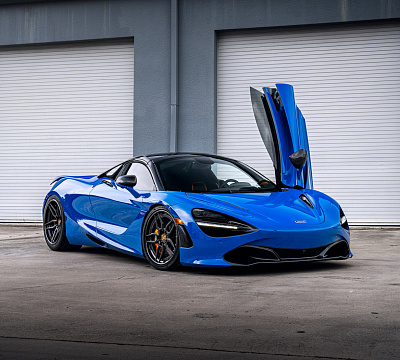 Фото дисков Strasse Wheels SV4 Deep Concave FS на McLaren 720S