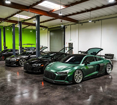 Фото дисков Brixton Forged PF7 на Audi R8 (4S)