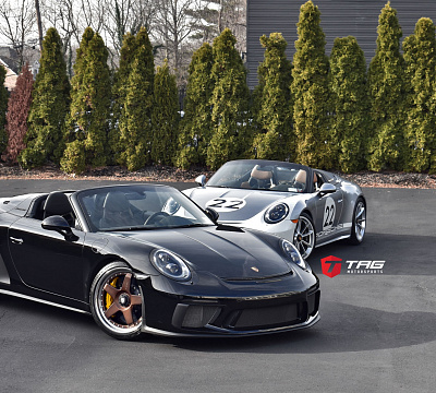 Фото дисков HRE C105 на Porsche 911 VII