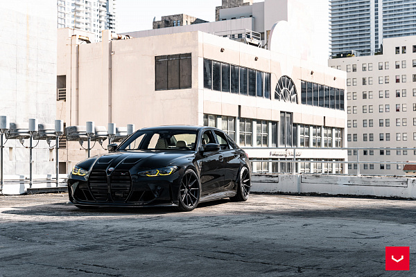 Фото дисков Vossen HF-3 Черный сатин на BMW 3/M3 (G2x/G80)
