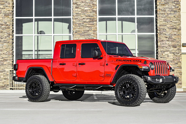 Фото дисков Black Rhino RENO Черный сатин на Jeep Gladiator II (JT)