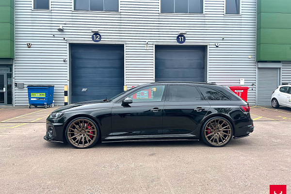 Фото дисков Vossen HF-4T Глянцевая бронза на Audi A/S/RS 4 (B9)