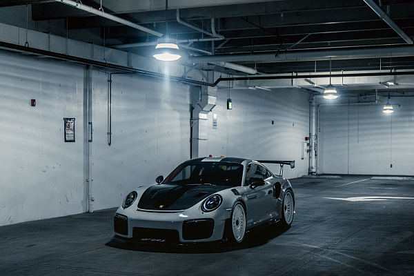 Фото дисков Brixton Forged TR20 Белый глянец на Porsche 911 VII