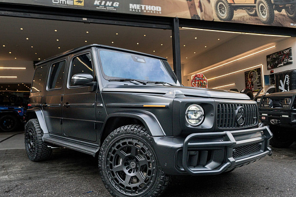 Фото дисков Brixton Forged BX01-M Черный матовый на Mercedes-Benz G-Class III