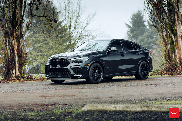 Фото дисков Vossen HF-5 Черный глянец на BMW X6/X6 M (G06/F96)