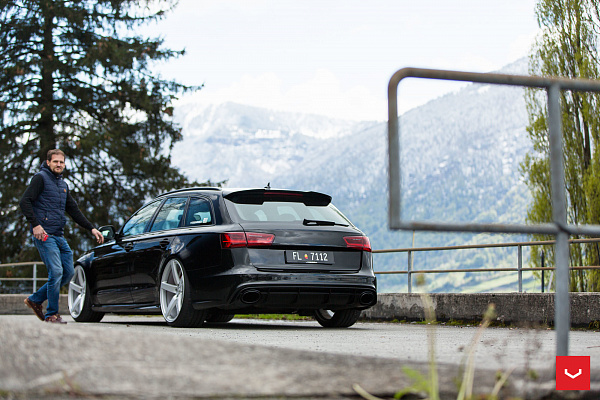 Фото дисков Vossen CV3 Серебро на Audi A/RS 6 (C7)