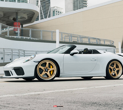 Фото дисков HRE 527 на Porsche 911 VII