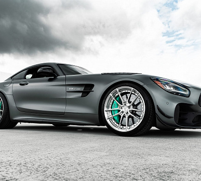 Фото дисков Anrky AN24 на Mercedes-Benz AMG GT I
